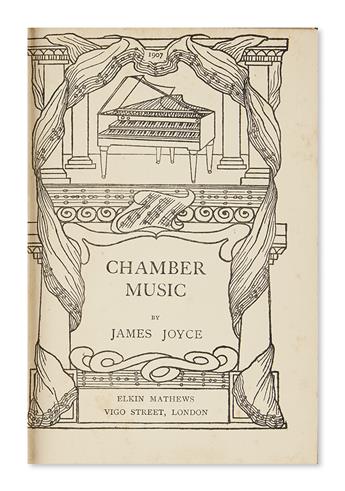 JOYCE, JAMES. Chamber Music.